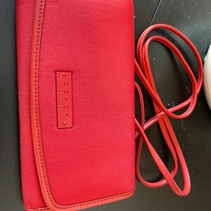 Coach Red Crossbody Wallet Bag